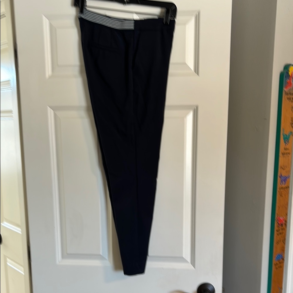 Zara Navy Blue Slim fit Ankle Pant